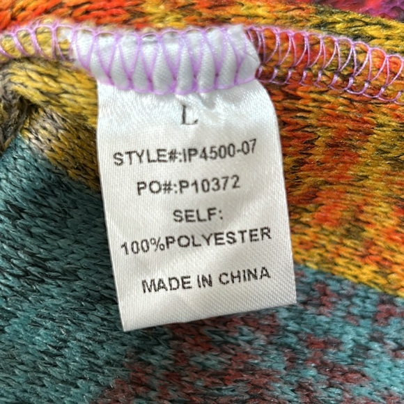 BIBI Loosefit Buttoned Down Shirt Jacket Multi-color size L - Picture 5 of 7